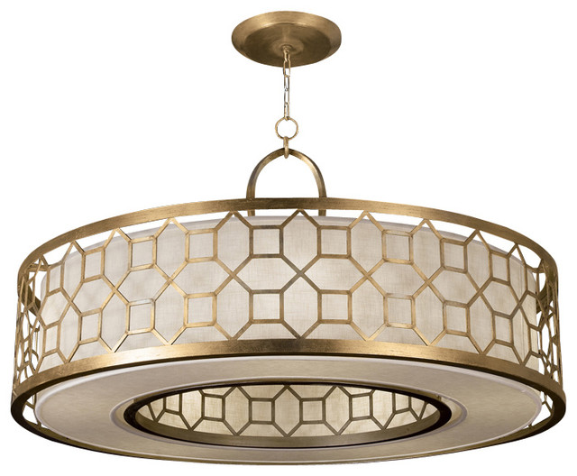 Fine Art Lamps 780340 2gu Allegretto Gold Burnished Leaf Fine Art Lamps 780340 2gu Allegretto Gold Burnished Leaf Pendant Transitional Lighting By Littman Bros