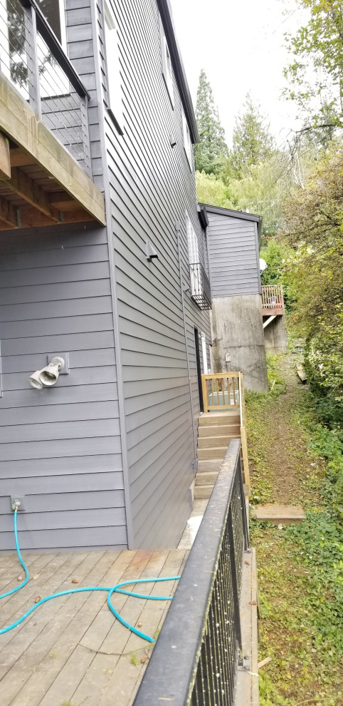 3 Story Multilevel Exterior Painting