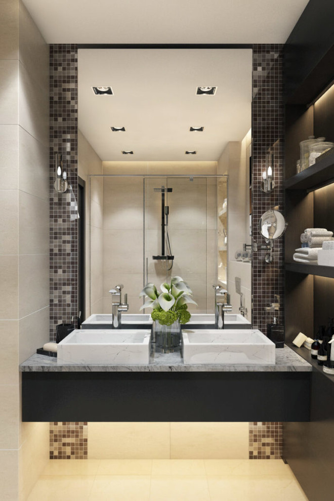 Современный дизайн просторной квартиры