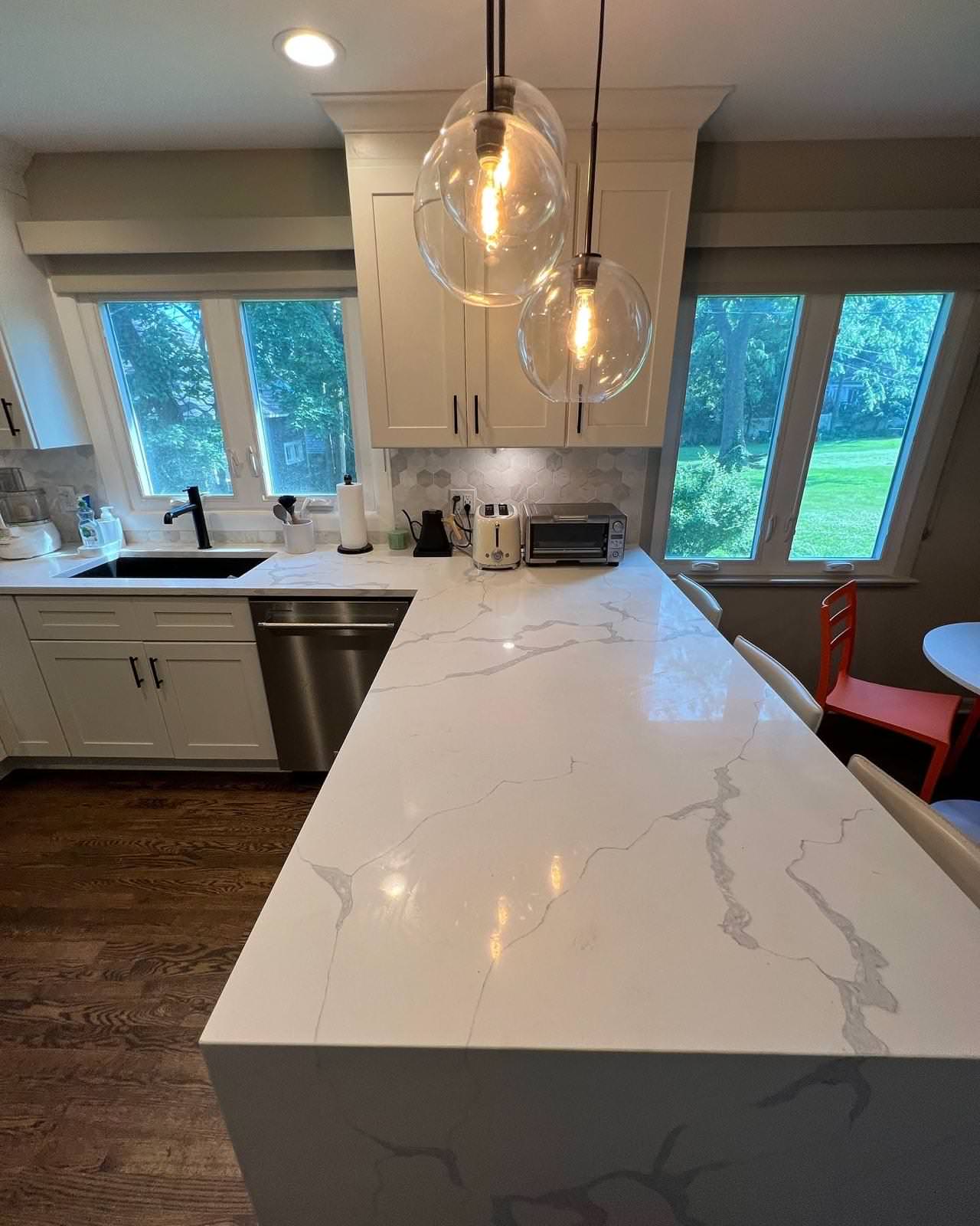 Kitchen Renovation With New Flooring