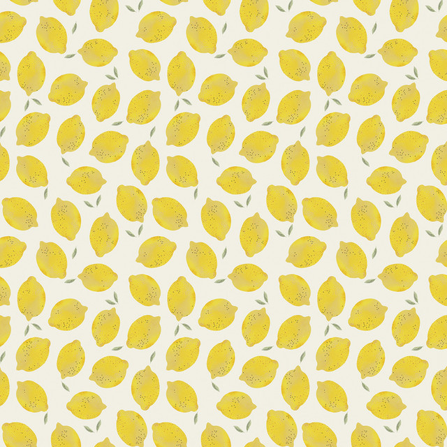 Lemon Removable Wallpaper, 2'x4' Panel