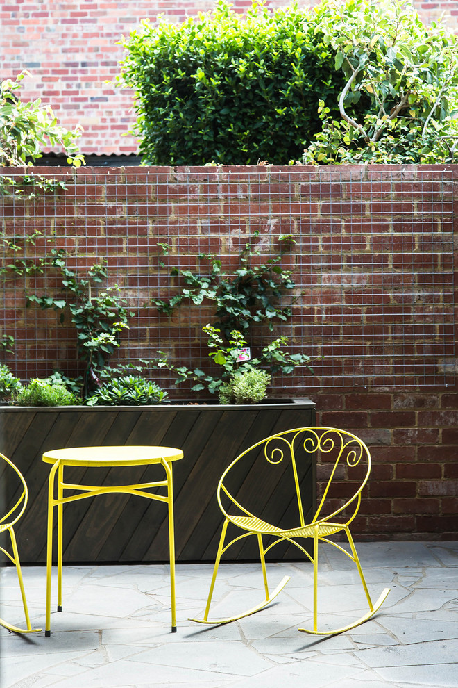 Photo of an eclectic patio in Melbourne.