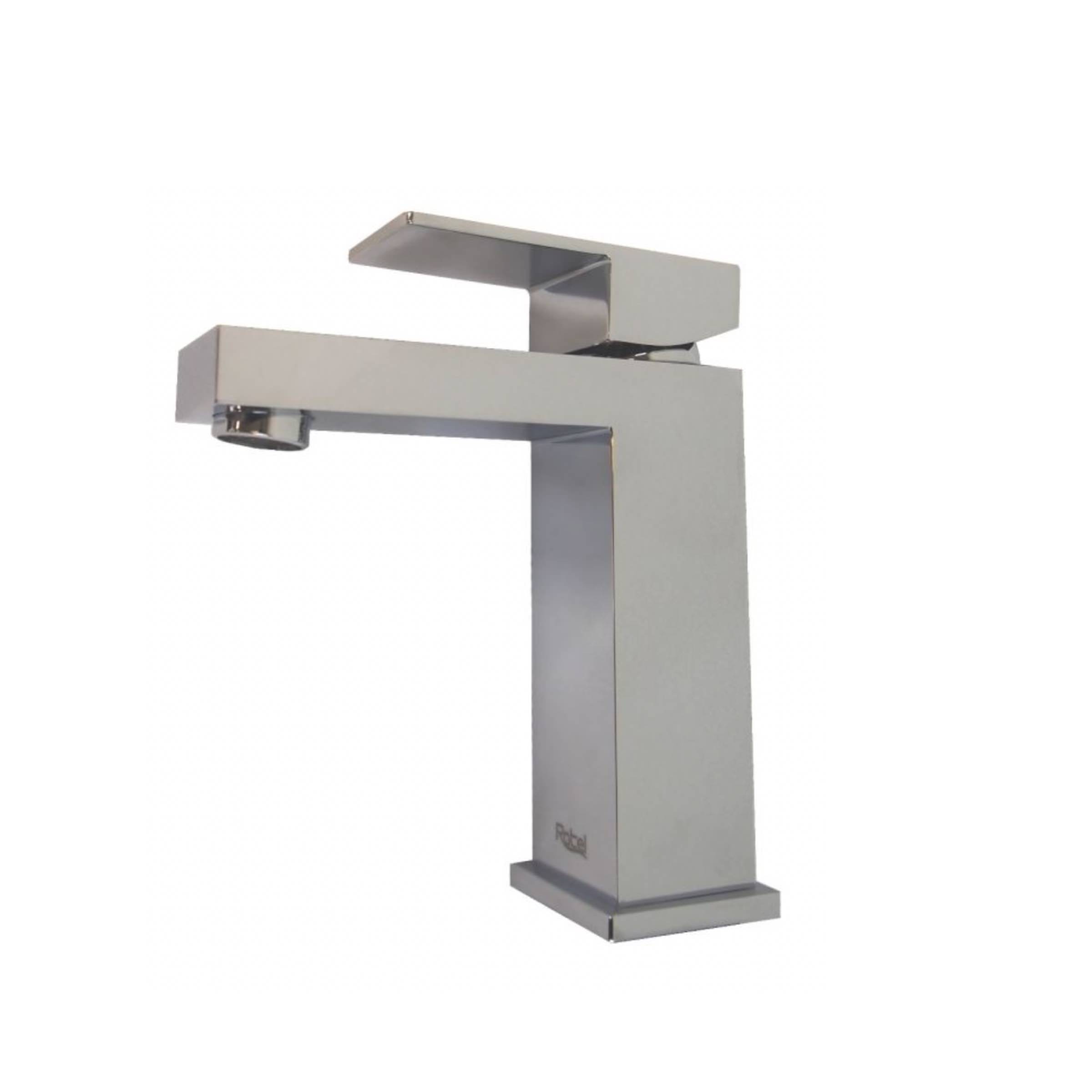 Single Handle Vanity Faucet, In Brushed Nickel.      Finishes: Matte Black, & Brushed Nickel (RA-4113BN)