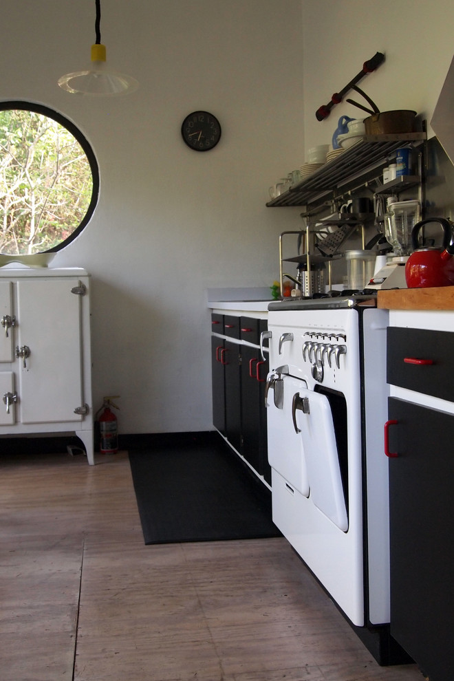 Photo of a midcentury kitchen in New Orleans.