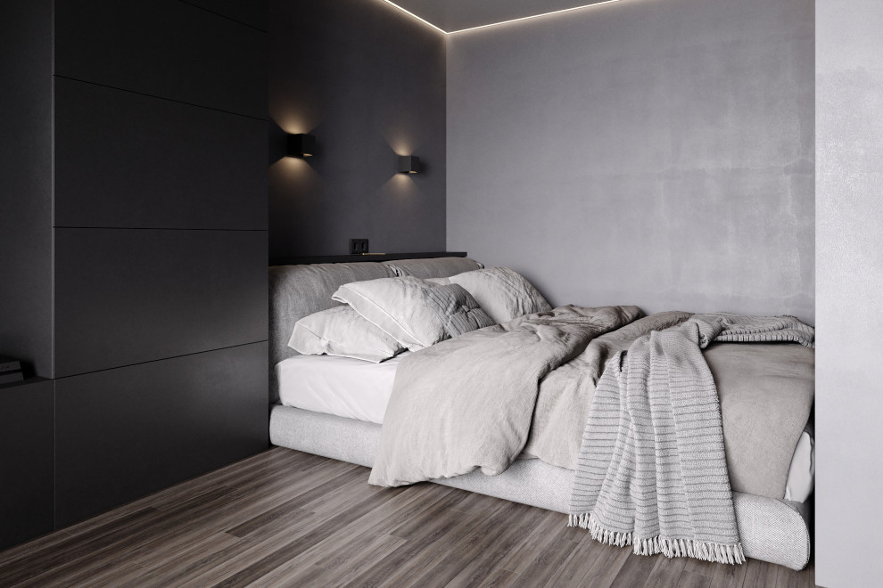 Строгая и стильная квартира с неоновым акцентом