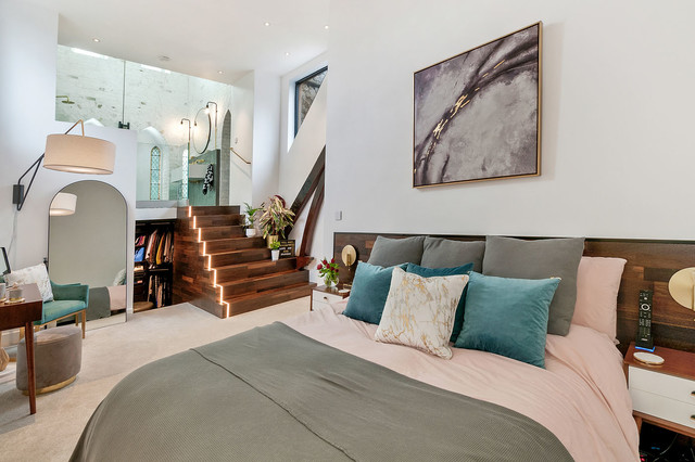 The Church House eclectic-bedroom
