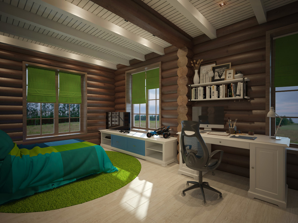 Интерьеры деревянного дома под Минском