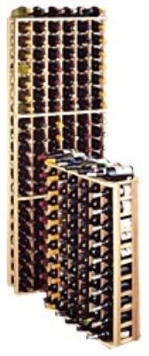 Traditional Series 66-Bottle 6-Column Half Height Wine Rack