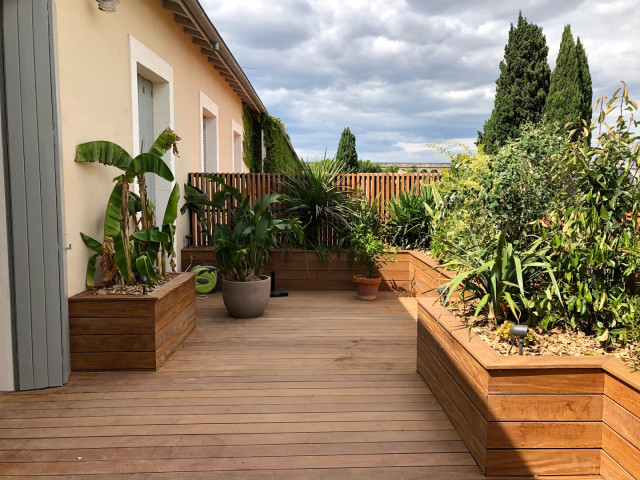 Jardin terrasse contemporary-deck