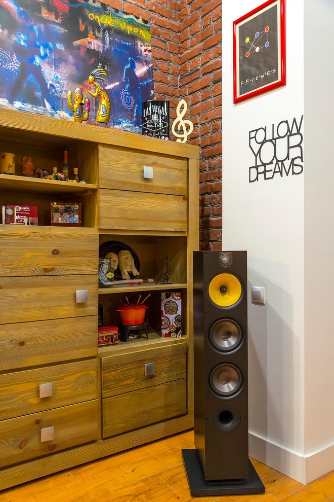 Гостиная-кухня, телевизионная зона