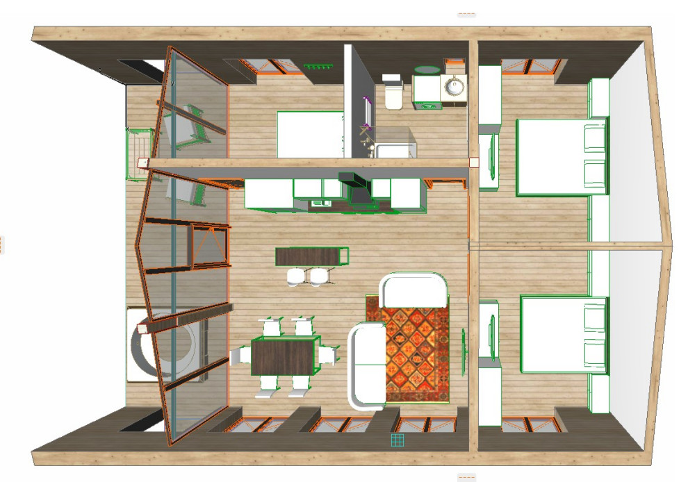 Проект гостевого дома в стиле барнхауз