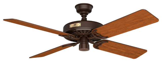 Hunter Fan Company 52 Outdoor Orig Teak Blades Chestnut Brown Ceiling Fan