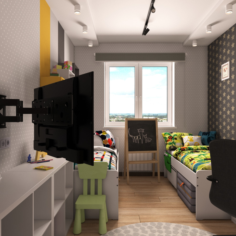 Дизайн детской для мальчика и девочки