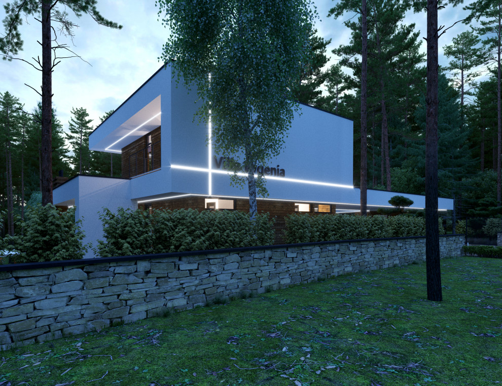 Проект дома в пос. «Зеленая роща» Ленинградской области