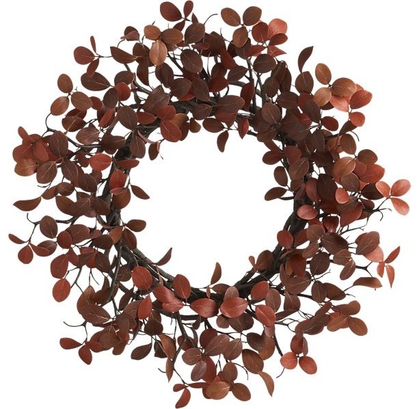 Manzanita Wreath Eclectic Wreaths And Garlands by Crate&Barrel
