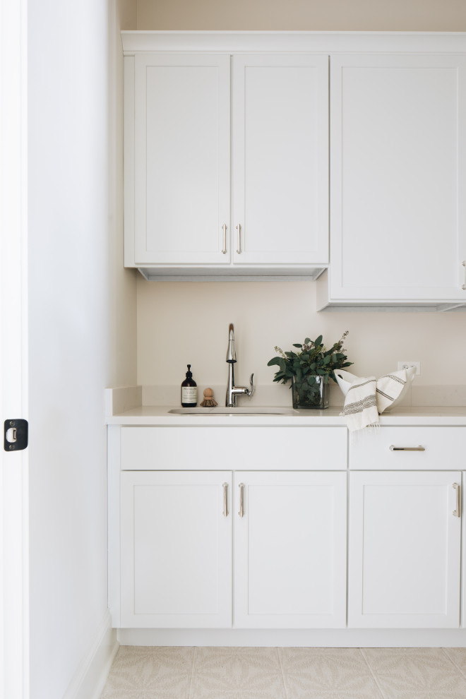 Inspiration for a transitional home design remodel in Chicago