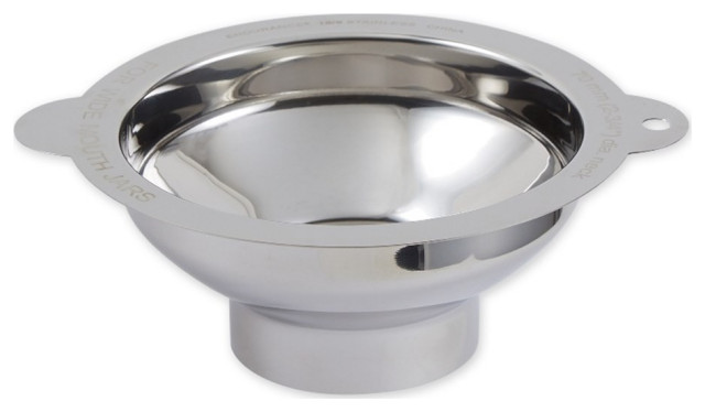 Stainless Steel Canning Funnel - Wide Mouth Dishwasher Safe