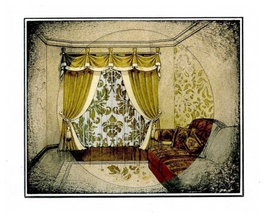 ЭСКИЗЫ КЛАССИЧЕСКИХ ШТОР