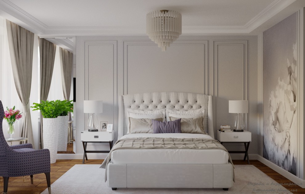 Дизайн-проект четырехкомнатной квартиры в жилом комплексе "Дом-Мегалит на Неве".