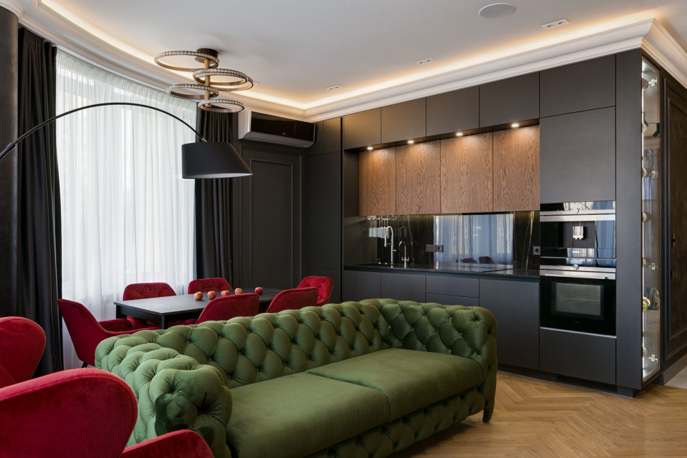 Ремонт в новостройке Москвы с яркими акцентами в интерьере