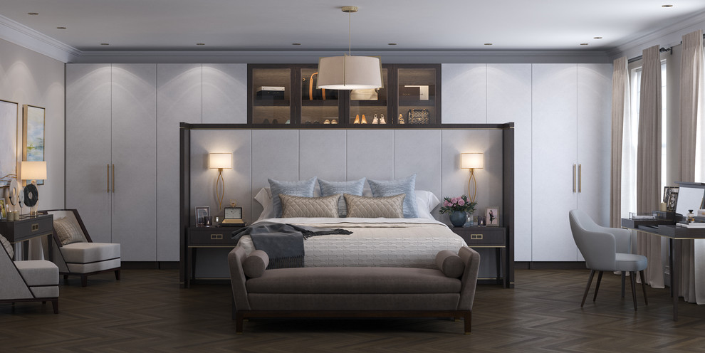 Master bedroom design residential house, London