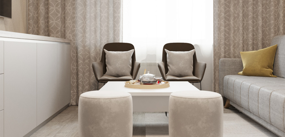 Дизайн однокомнатной квартиры Петроглиф Парк