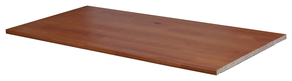 100% Solid Wood Optional Shelf for Smart or Cosmo 4-Door Wardrobes Only, Mocha