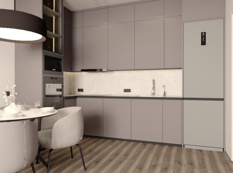 Дизайн интерьера квартиры в ЖК Клевер Парк, Екатеринбург