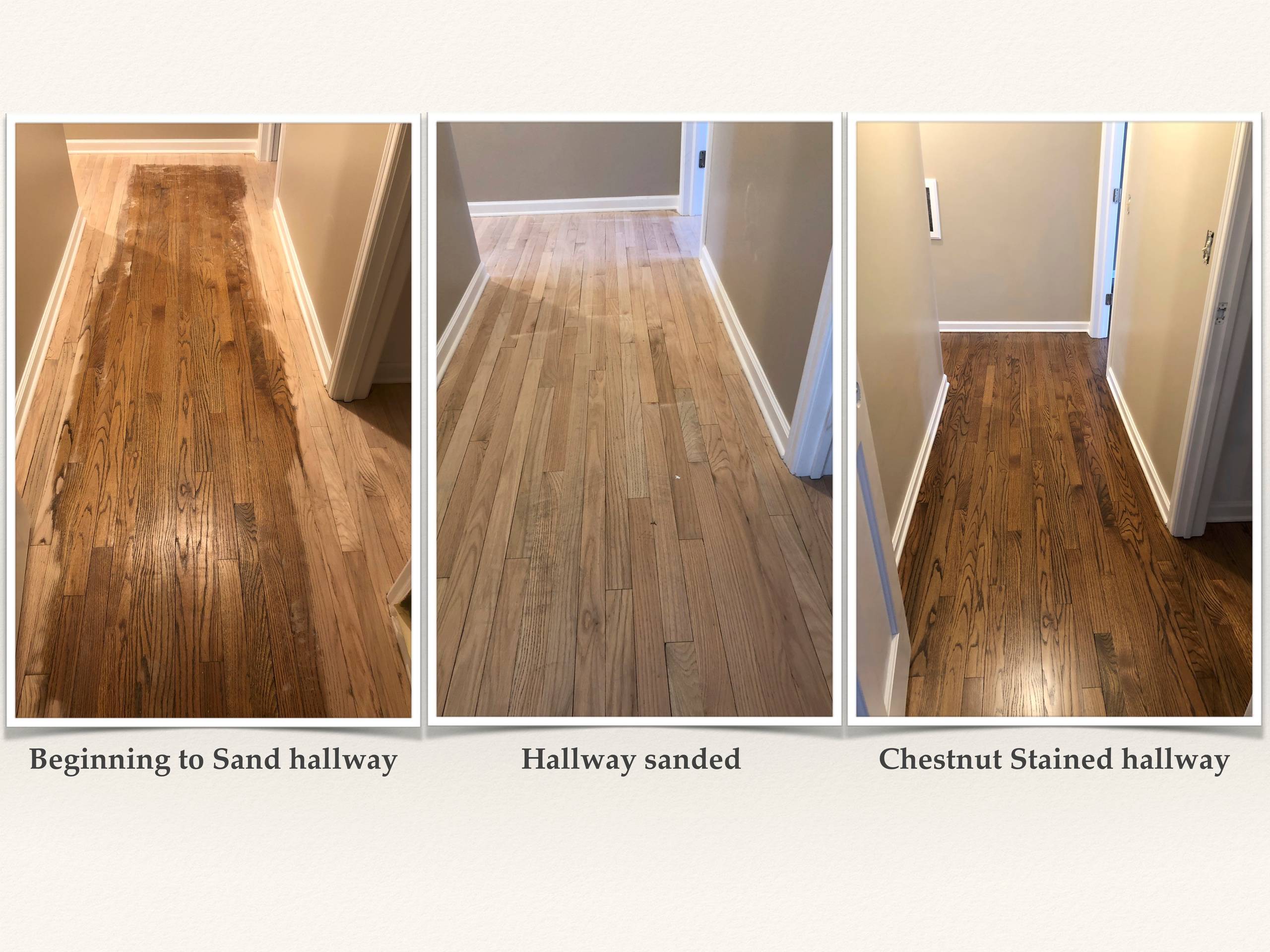 Red Oak Chestnut Stained Hardwood Floor