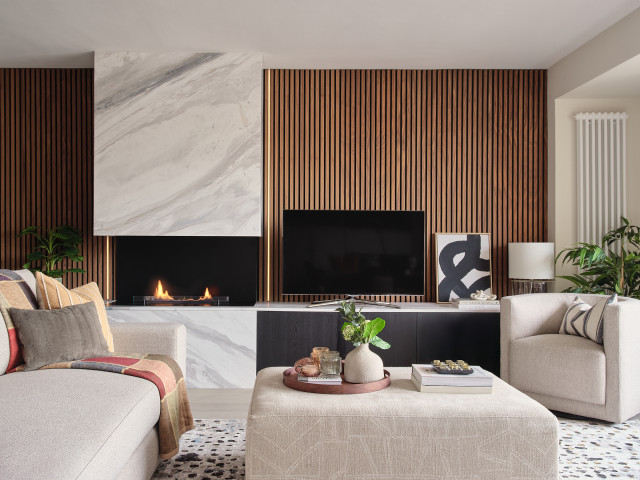 Luxury Apartment Renovation & Interior Design, Shad Thames contemporary-vardagsrum