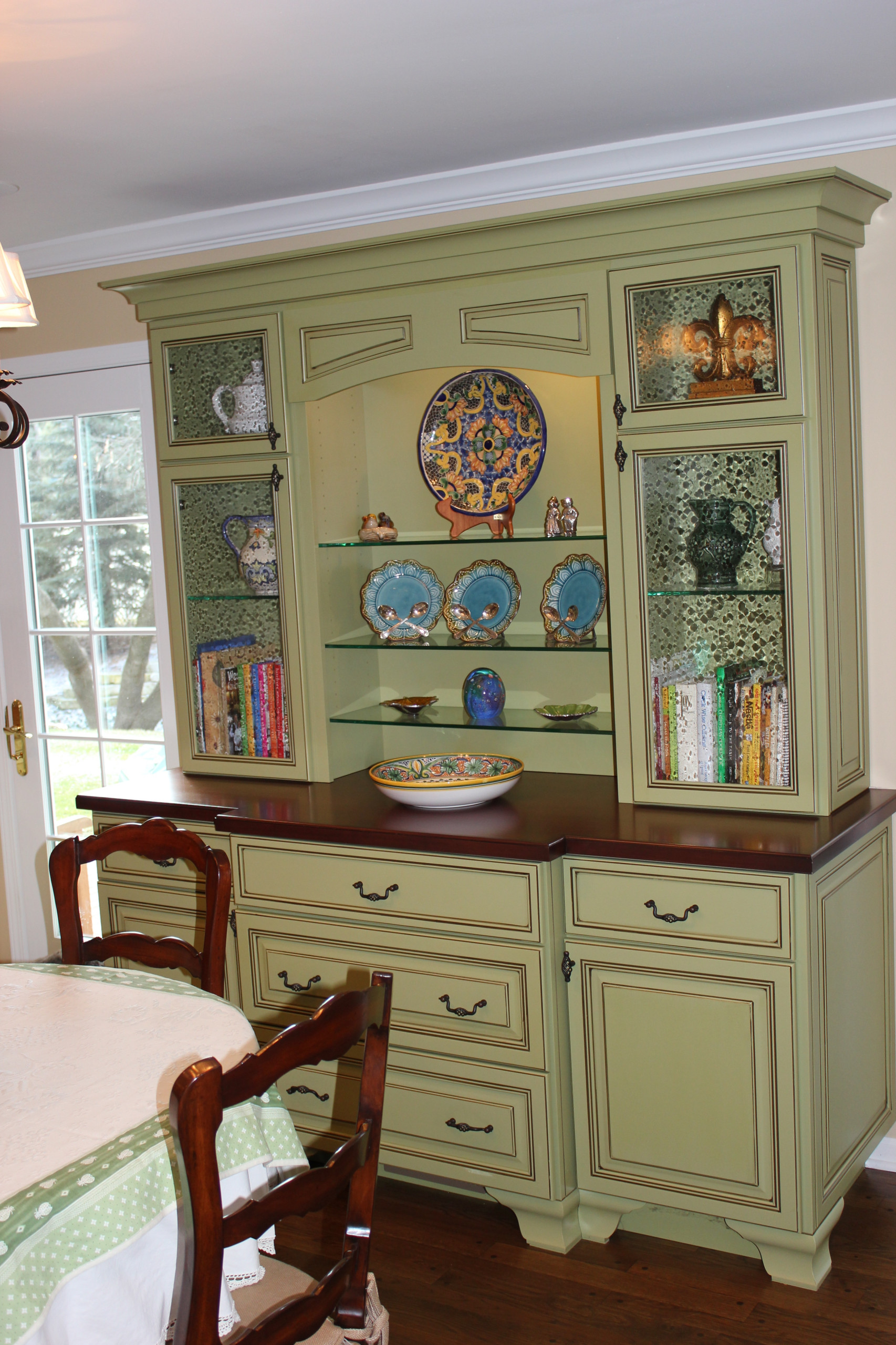 Green Cabinet Hutch