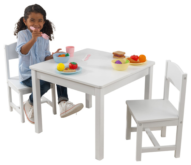KidKraft Aspen Table and 2 Chair Set, White