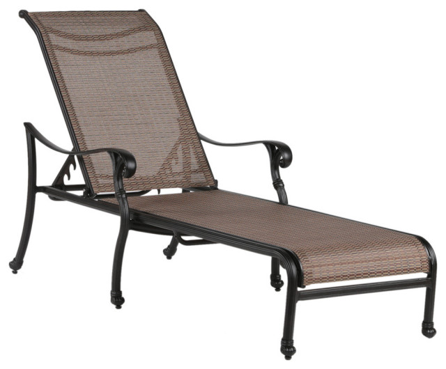 Stinson Sling Chaise Lounge Indoor Outdoor Pool Sun Lounger Chair Traditional Lounges By Ipatio - Outdoor Patio Sling Chaise Lounge Chair Stinson Sling Chaise Lounge Indoor Outdoor Pool Sun Lounger Chair Traditional Lounges By Ipatio - Outdoor Patio Sling Chaise Lounge Chair