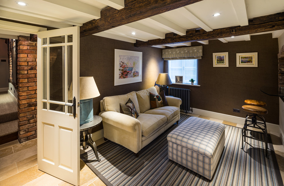 Design ideas for a traditional living room in Other.