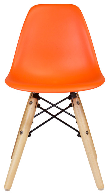 orange kids chair