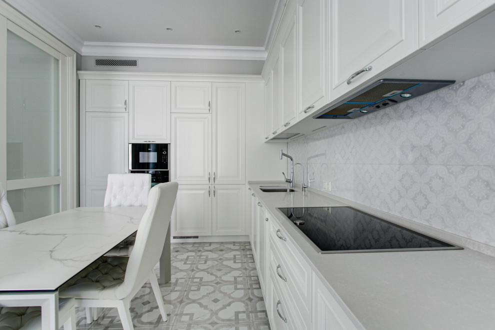 "СОВРЕМЕННАЯ ЕВРОПЕЙСКАЯ КЛАССИКА", ДИЗАЙН-ПРОЕКТ В 3-Х КОМНАТНОЙ КВАРТИРЕ 117 М