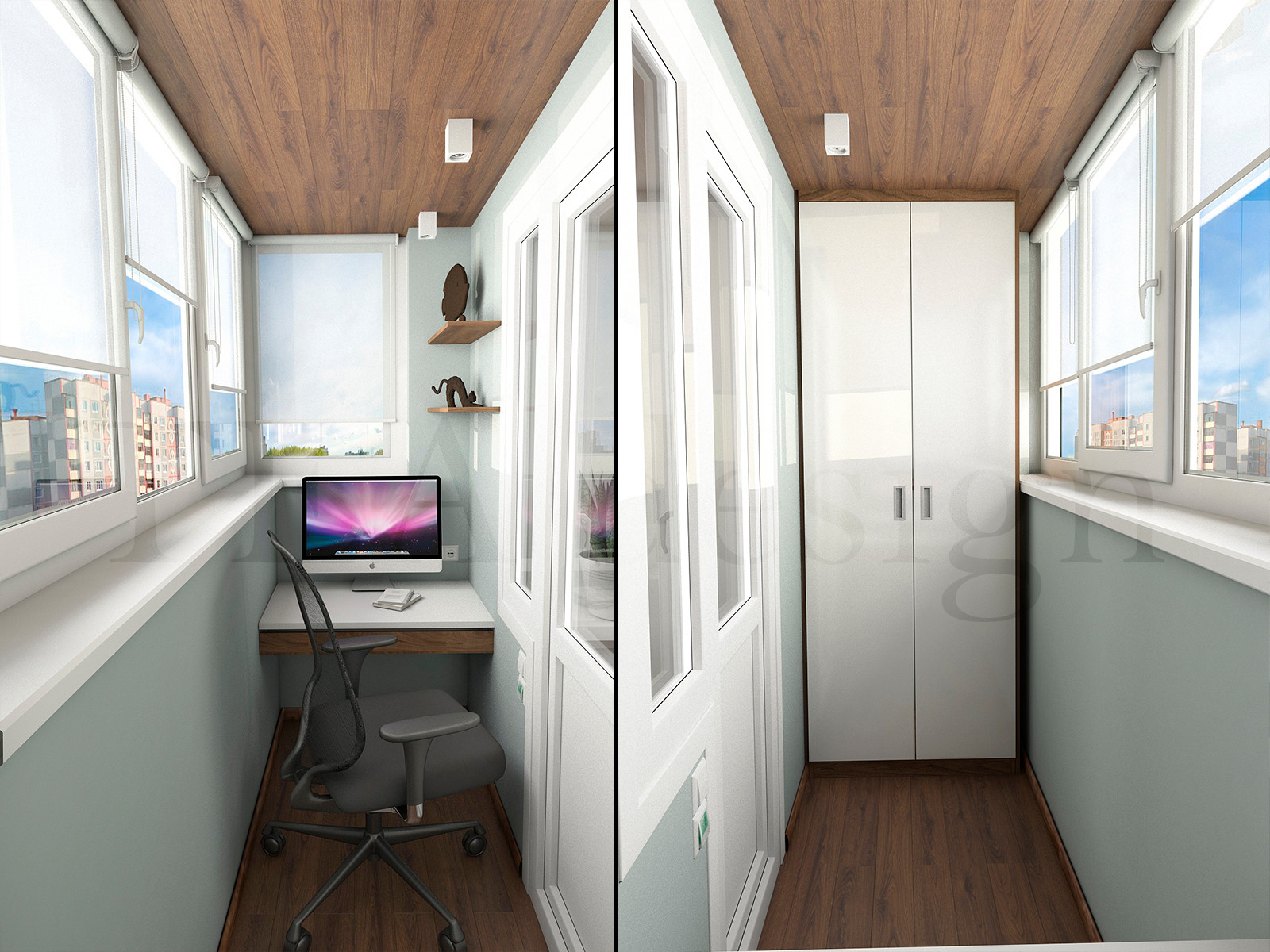 Мини гостиная-кухня