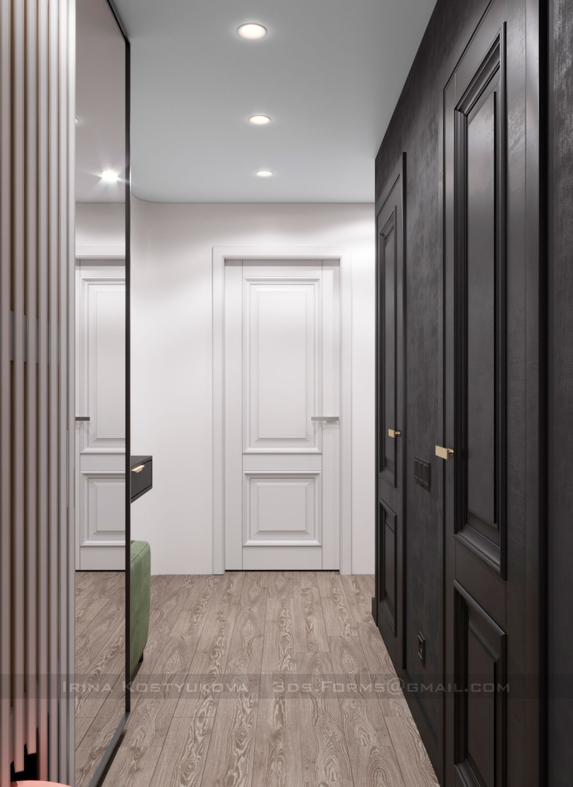 Современный стиль прихожей в квартире