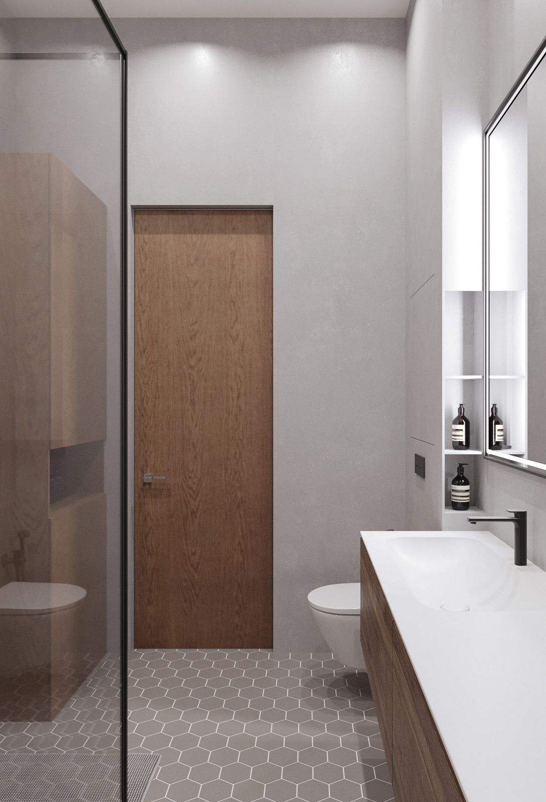 Серый минимализм в центре Петербурга