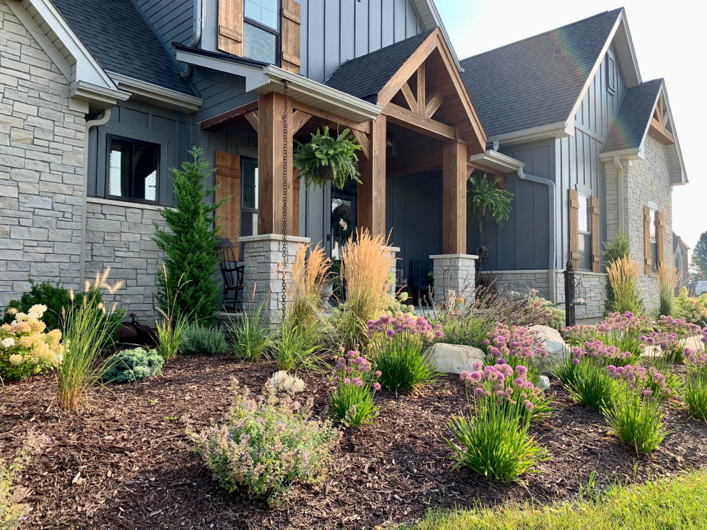 2018 Rustic Farmhouse - Whitetail Ridge - Rustic - Exterior - Chicago ...