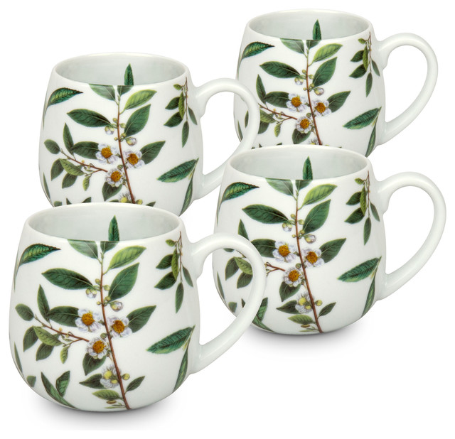 Set of 4 My Favorite Green Tea Mugs