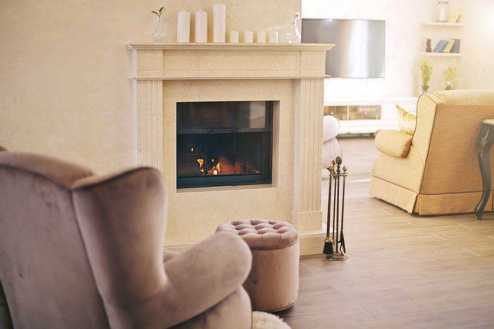 Дом с камином