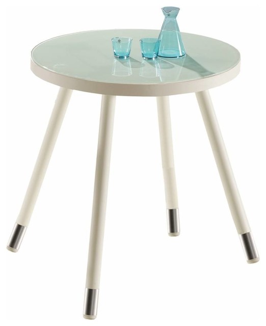 Fatsia Modern Outdoor Round Bar Table For 4 Midcentury Fatsia Modern Outdoor Round Bar Table