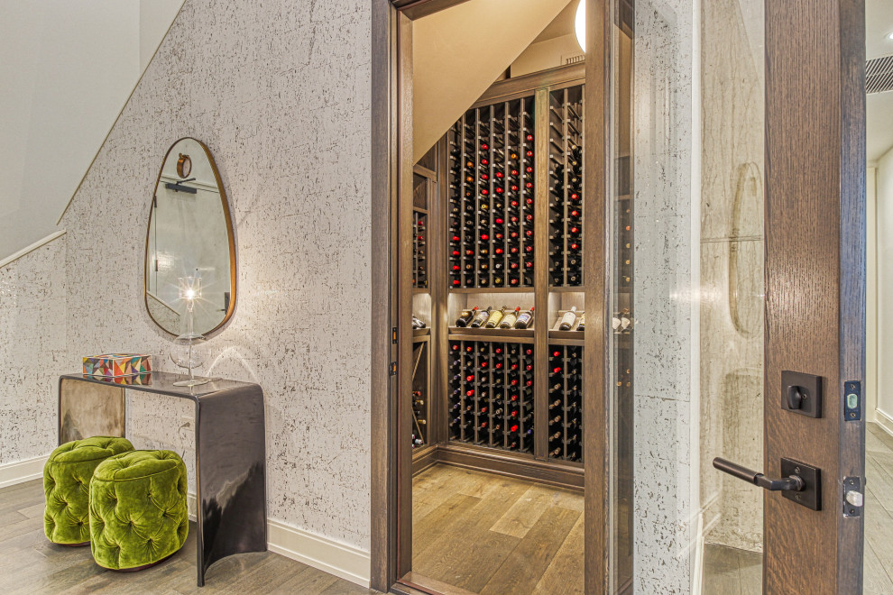 Inspiration for a wine cellar in Chicago.