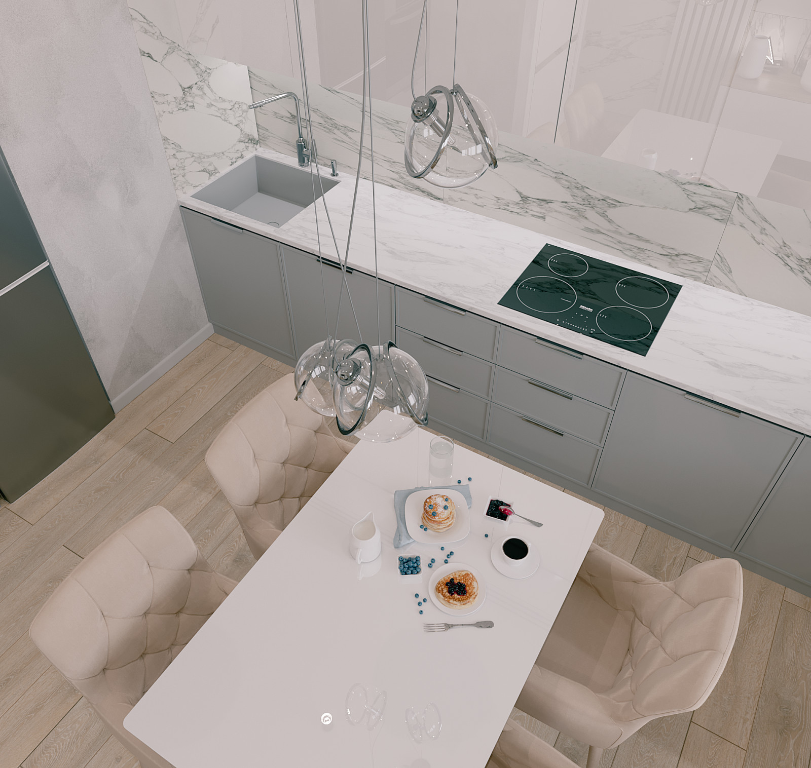 Квартира 110м2  в ЖК Спуьник