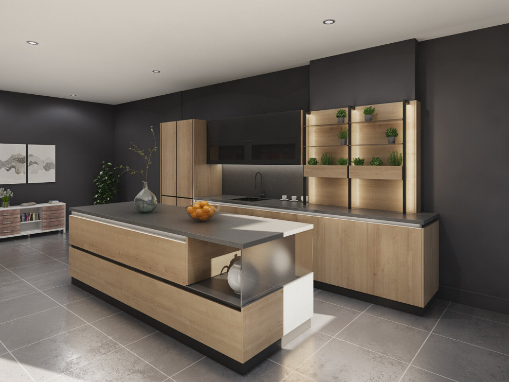 Kitchen - modern kitchen idea in DC Metro