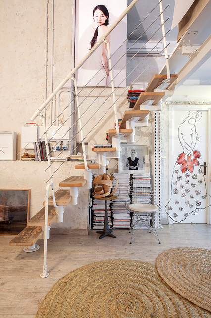 Ecl&eacute;ctico Escalera eclectique-escalier