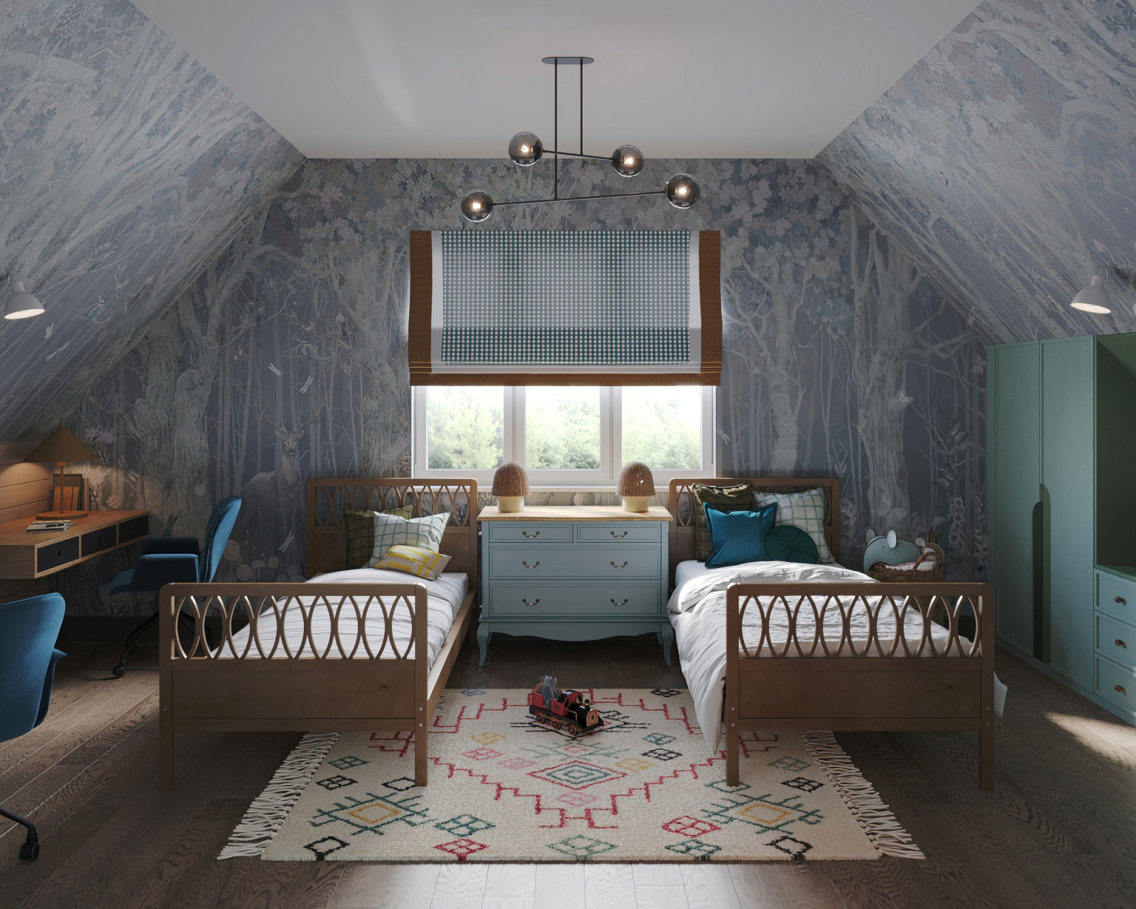 Загородный дом для молодой семьи с котами