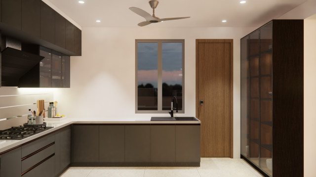 Krishna Villa Duplex Interiors cucina
