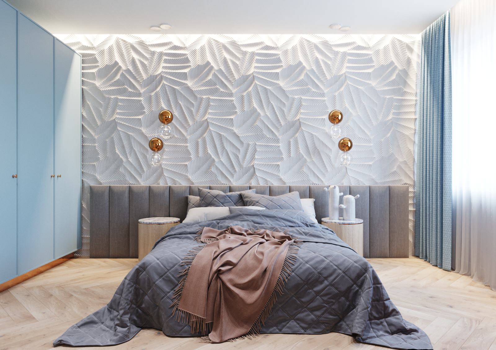 Двухкомнатная квартира 45 кв. м. в современном стиле